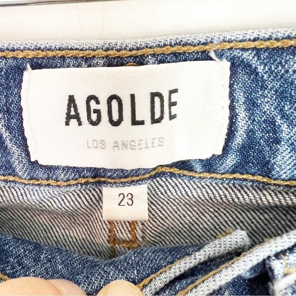 AGOLDE SLIM HIGH RISE JEANS MERREL WOMENS SZ 23 - Picture 2 of 6
